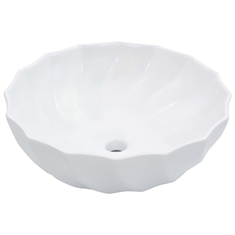 vidaXL Lavandino 46x17 cm in Ceramica Bianco vidaXL Lavandino 46x17 cm in Ceramica Bianco