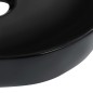 vidaXL Lavandino 42,5x42,5x14,5 cm in Ceramica Nero vidaXL Lavandino 42,5x42,5x14,5 cm in Ceramica Nero
