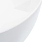vidaXL Lavandino 36x14 cm in Ceramica Bianco