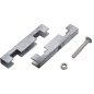 vidaXL Set di Connettori per Griglie da Giardino 10 pz Argento vidaXL Set di Connettori per Griglie da Giardino 10 pz Argento