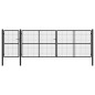 vidaXL Cancello per Giardino in Acciaio 500x150 cm Antracite vidaXL Cancello per Giardino in Acciaio 500x150 cm Antracite