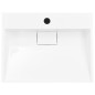 vidaXL Lavandino 50x38x13 cm Blocco in Marmo/Minerale Bianco vidaXL Lavandino 50x38x13 cm Blocco in Marmo/Minerale Bianco
