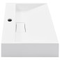 vidaXL Lavandino 50x38x13 cm Blocco in Marmo/Minerale Bianco vidaXL Lavandino 50x38x13 cm Blocco in Marmo/Minerale Bianco