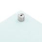 vidaXL Paraschizzi per Cucina Bianco 90x50 cm in Vetro Temperato vidaXL Paraschizzi per Cucina Bianco 90x50 cm in Vetro Temperato