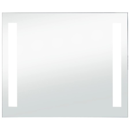 vidaXL Specchio da Parete a LED per Bagno 60x50 cm