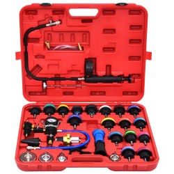 vidaXL Tester di Pressione Sistemi di Raffreddamento e Radiatori 28 pz