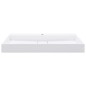 vidaXL Lavandino 100x46x11 cm Blocco in Marmo/Minerale Bianco vidaXL Lavandino 100x46x11 cm Blocco in Marmo/Minerale Bianco