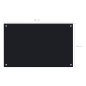 vidaXL Paraschizzi per Cucina Nero 80x50 cm in Vetro Temperato vidaXL Paraschizzi per Cucina Nero 80x50 cm in Vetro Temperato
