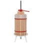 vidaXL Torchio per Frutta e Vino con Sacco in Tessuto 30 L Rovere vidaXL Torchio per Frutta e Vino con Sacco in Tessuto 30 L Rovere