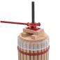 vidaXL Torchio per Frutta e Vino con Sacco in Tessuto 30 L Rovere vidaXL Torchio per Frutta e Vino con Sacco in Tessuto 30 L Rovere