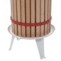 vidaXL Torchio per Frutta e Vino con Sacco in Tessuto 30 L Rovere vidaXL Torchio per Frutta e Vino con Sacco in Tessuto 30 L Rovere