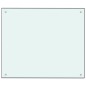 vidaXL Paraschizzi per Cucina Bianco 70x60 cm in Vetro Temperato vidaXL Paraschizzi per Cucina Bianco 70x60 cm in Vetro Temperato