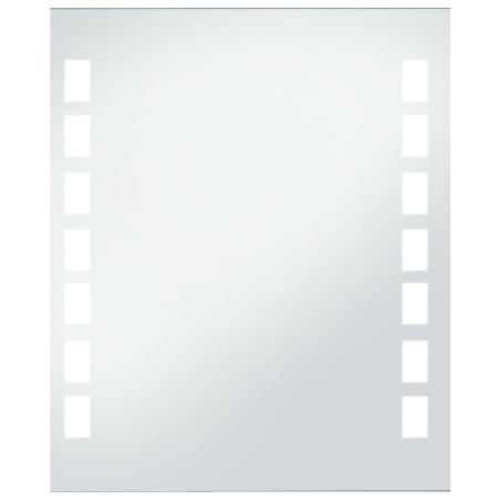 vidaXL Specchio da Parete a LED per Bagno 50x60 cm