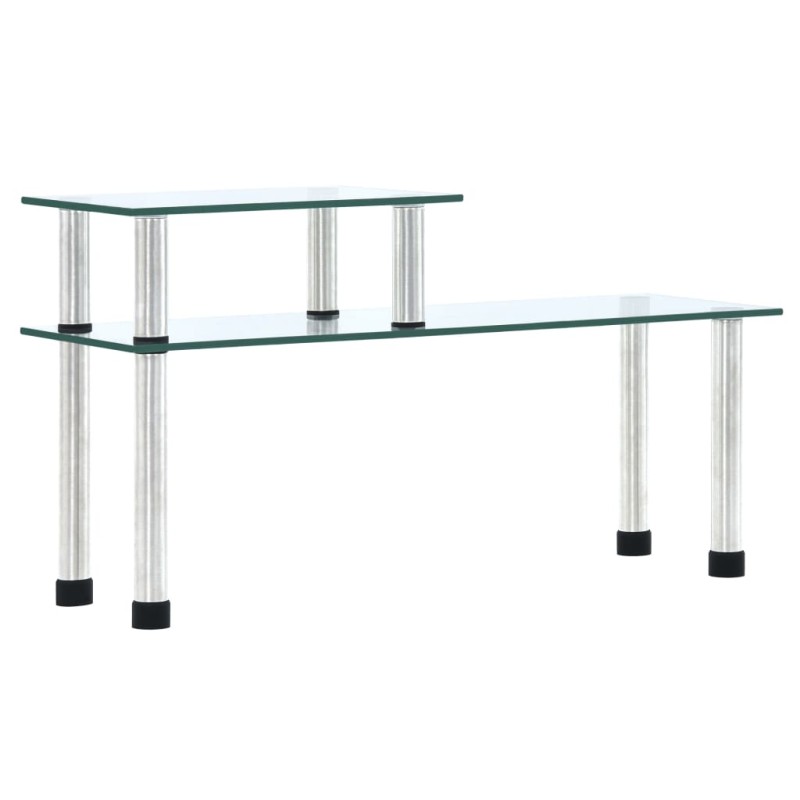 vidaXL Mensola da Cucina Trasparente 45x16x26 cm in Vetro Temperato vidaXL Mensola da Cucina Trasparente 45x16x26 cm in Vetro Temperato