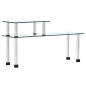 vidaXL Mensola da Cucina Trasparente 45x16x26 cm in Vetro Temperato vidaXL Mensola da Cucina Trasparente 45x16x26 cm in Vetro Temperato