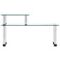 vidaXL Mensola da Cucina Trasparente 45x16x26 cm in Vetro Temperato vidaXL Mensola da Cucina Trasparente 45x16x26 cm in Vetro Temperato