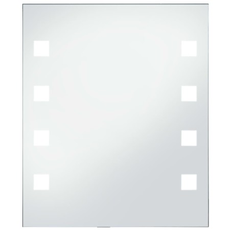 vidaXL Specchio da Parete a LED per Bagno 50x60 cm