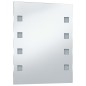 vidaXL Specchio da Parete a LED per Bagno 50x60 cm