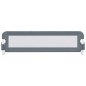 vidaXL Sponde Letto di Sicurezza Bambini Grigio 120x42cm Poliestere