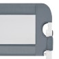 vidaXL Sponde Letto di Sicurezza Bambini Grigio 120x42cm Poliestere