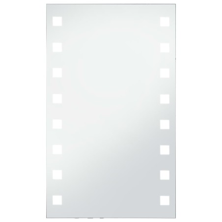 vidaXL Specchio da Parete a LED per Bagno 60x100 cm