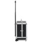 vidaXL Valigia Trolley per Cosmetici 35x29x45 cm Nera in Alluminio vidaXL Valigia Trolley per Cosmetici 35x29x45 cm Nera in Alluminio