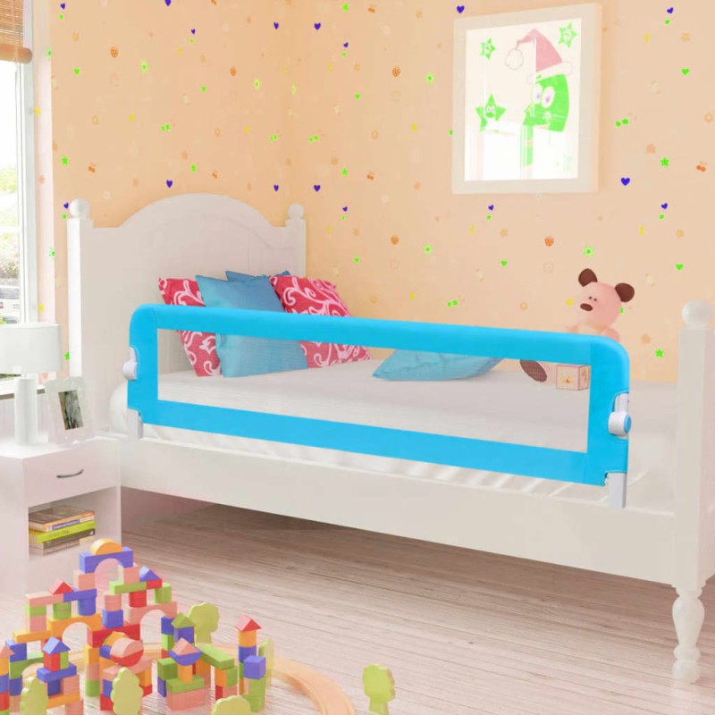 vidaXL Sponde Letto per la Sicurezza dei Bambini 2 pz Blu 150x42 cm vidaXL Sponde Letto per la Sicurezza dei Bambini 2 pz Blu 150x42 cm