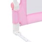 vidaXL Sponde Letto di Sicurezza Bambini Rosa 120x42cm in Poliestere vidaXL Sponde Letto di Sicurezza Bambini Rosa 120x42cm in Poliestere
