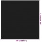 Tappeto da Tenda 400x400 cm Nero in HDPE