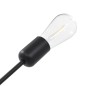vidaXL Lampada da Soffitto con Lampadine 2 W Nero E27 vidaXL Lampada da Soffitto con Lampadine 2 W Nero E27