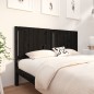 Testiera per Letto Nera 165,5x4x100cm in Legno Massello di Pino Testiera per Letto Nera 165,5x4x100cm in Legno Massello di Pino