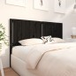 Testiera per Letto Nera 165,5x4x100cm in Legno Massello di Pino Testiera per Letto Nera 165,5x4x100cm in Legno Massello di Pino