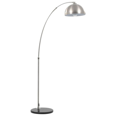 vidaXL Lampada ad Arco 60 W Argento E27 170 cm