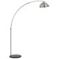 vidaXL Lampada ad Arco 60 W Argento E27 170 cm vidaXL Lampada ad Arco 60 W Argento E27 170 cm