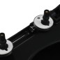 vidaXL Copriwater Ammortizzato a Sgancio Rapido Nero vidaXL Copriwater Ammortizzato a Sgancio Rapido Nero