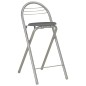 vidaXL Set da Bar 3 pz con Mensole in Legno e Acciaio Nero vidaXL Set da Bar 3 pz con Mensole in Legno e Acciaio Nero