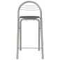 vidaXL Set da Bar 3 pz con Mensole in Legno e Acciaio Nero vidaXL Set da Bar 3 pz con Mensole in Legno e Acciaio Nero