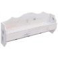 vidaXL Appendiabiti a Muro Bianco 50x10x23 cm in Legno vidaXL Appendiabiti a Muro Bianco 50x10x23 cm in Legno