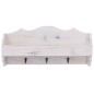 vidaXL Appendiabiti a Muro Bianco 50x10x23 cm in Legno vidaXL Appendiabiti a Muro Bianco 50x10x23 cm in Legno