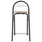 vidaXL Set da Bar 3 pz con Mensole in Legno e Acciaio vidaXL Set da Bar 3 pz con Mensole in Legno e Acciaio