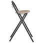 vidaXL Set da Bar 3 pz con Mensole in Legno e Acciaio vidaXL Set da Bar 3 pz con Mensole in Legno e Acciaio