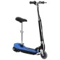 vidaXL Monopattino Elettrico con Sella 120 W Blu vidaXL Monopattino Elettrico con Sella 120 W Blu