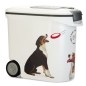 Curver Contenitore Cibo per Animali Motivo Cane con Ruote 35L Curver Contenitore Cibo per Animali Motivo Cane con Ruote 35L