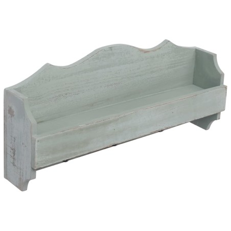 vidaXL Appendiabiti a Muro Verde 50x10x23 cm in Legno