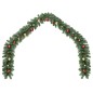 vidaXL Ghirlanda di Natale Decorata con Palline 20 m vidaXL Ghirlanda di Natale Decorata con Palline 20 m