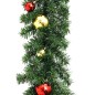 vidaXL Ghirlanda di Natale Decorata con Palline 20 m vidaXL Ghirlanda di Natale Decorata con Palline 20 m