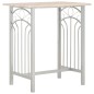 vidaXL Set da Bar 3 pz in Legno e Acciaio vidaXL Set da Bar 3 pz in Legno e Acciaio