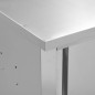 vidaXL Armadio da Cucina ad Ante Scorrevoli 120x40x50cm Acciaio Inox vidaXL Armadio da Cucina ad Ante Scorrevoli 120x40x50cm Acciaio Inox