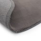 vidaXL Tappeto 160 cm Pelliccia di Coniglio Sintetica Grigio Scuro vidaXL Tappeto 160 cm Pelliccia di Coniglio Sintetica Grigio Scuro