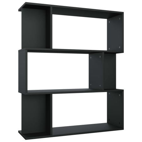 vidaXL Libreria/Divisorio Nero 80x24x96 cm in Truciolato 